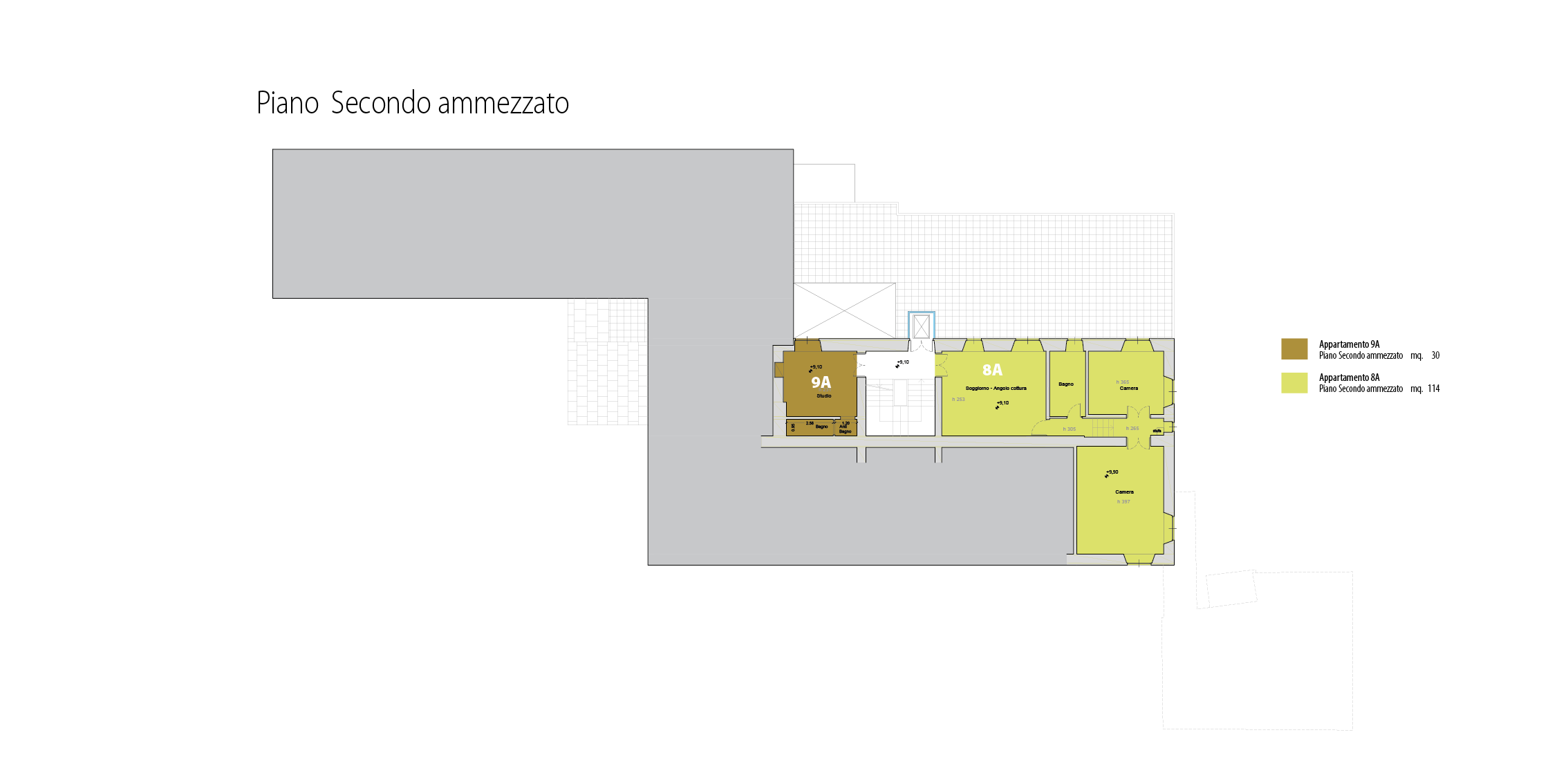 Villa Spinola Pallavicino - Piano Secondo ammezzato
